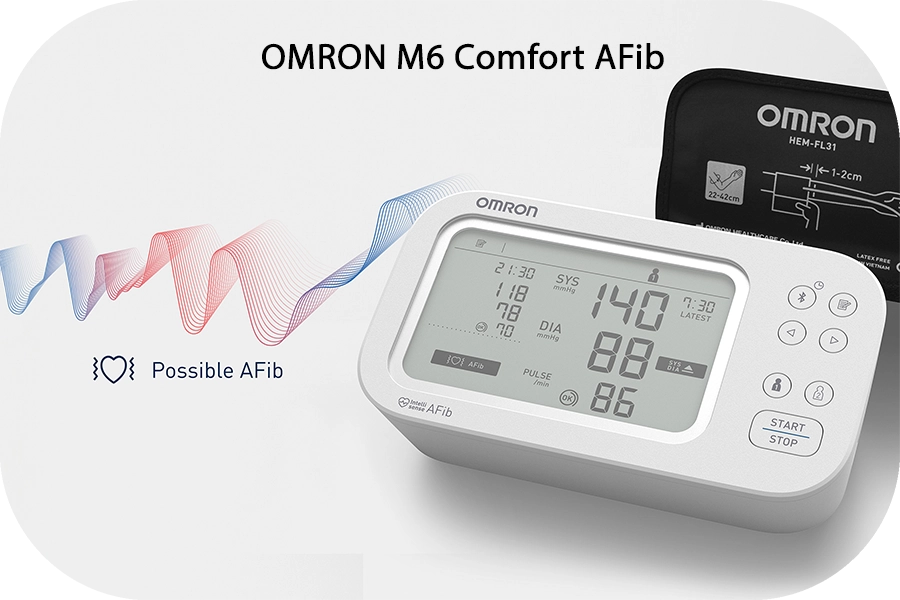 Tlakomer OMRON M6 Comfort AFib