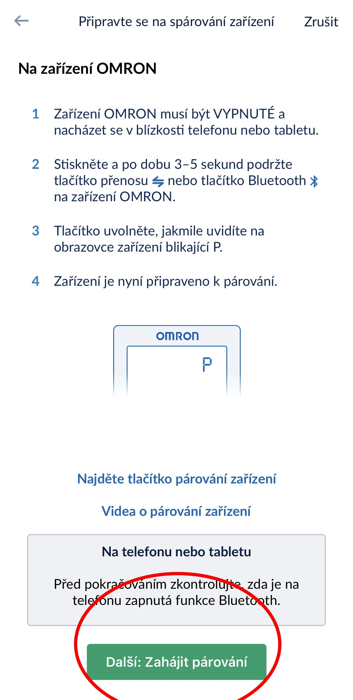 OMRON connect provanie