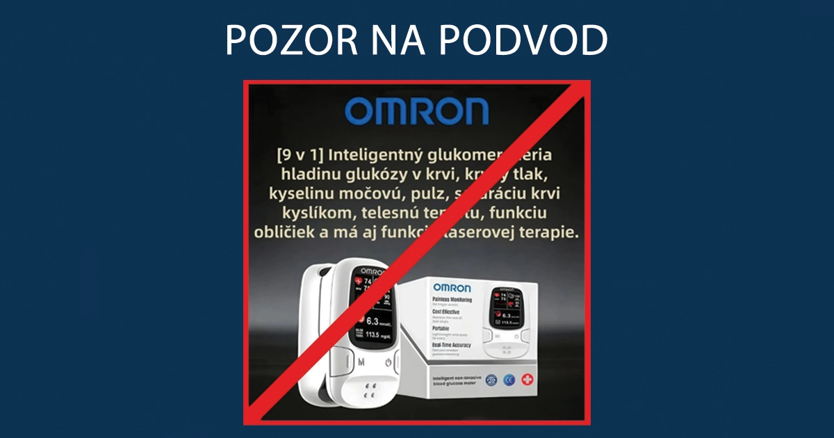 Pozor na falošné produkty OMRON Pozor na falošné produkty OMRON